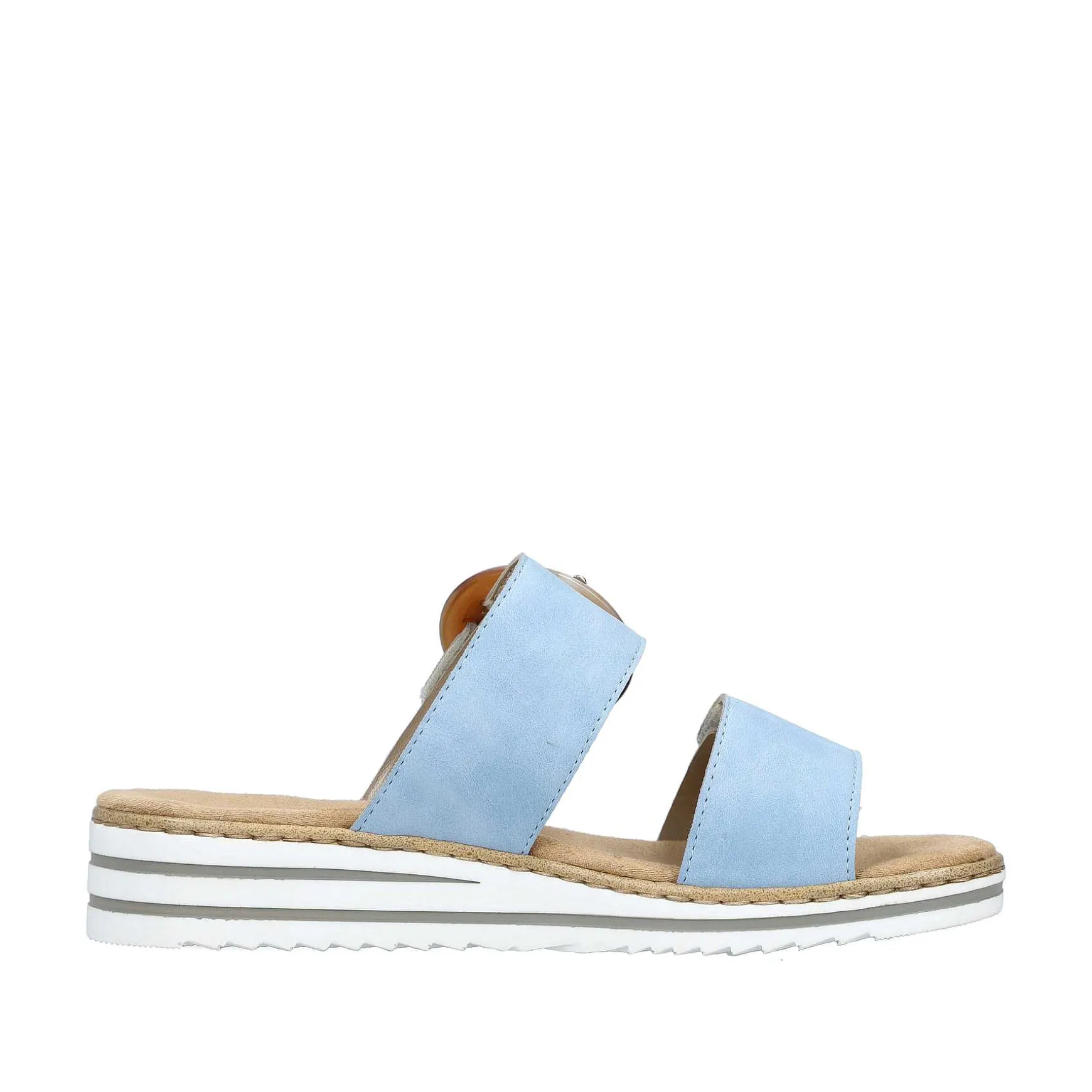 Rieker Women'S Mules Sky Blue