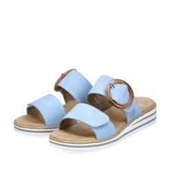 Rieker Women'S Mules Sky Blue