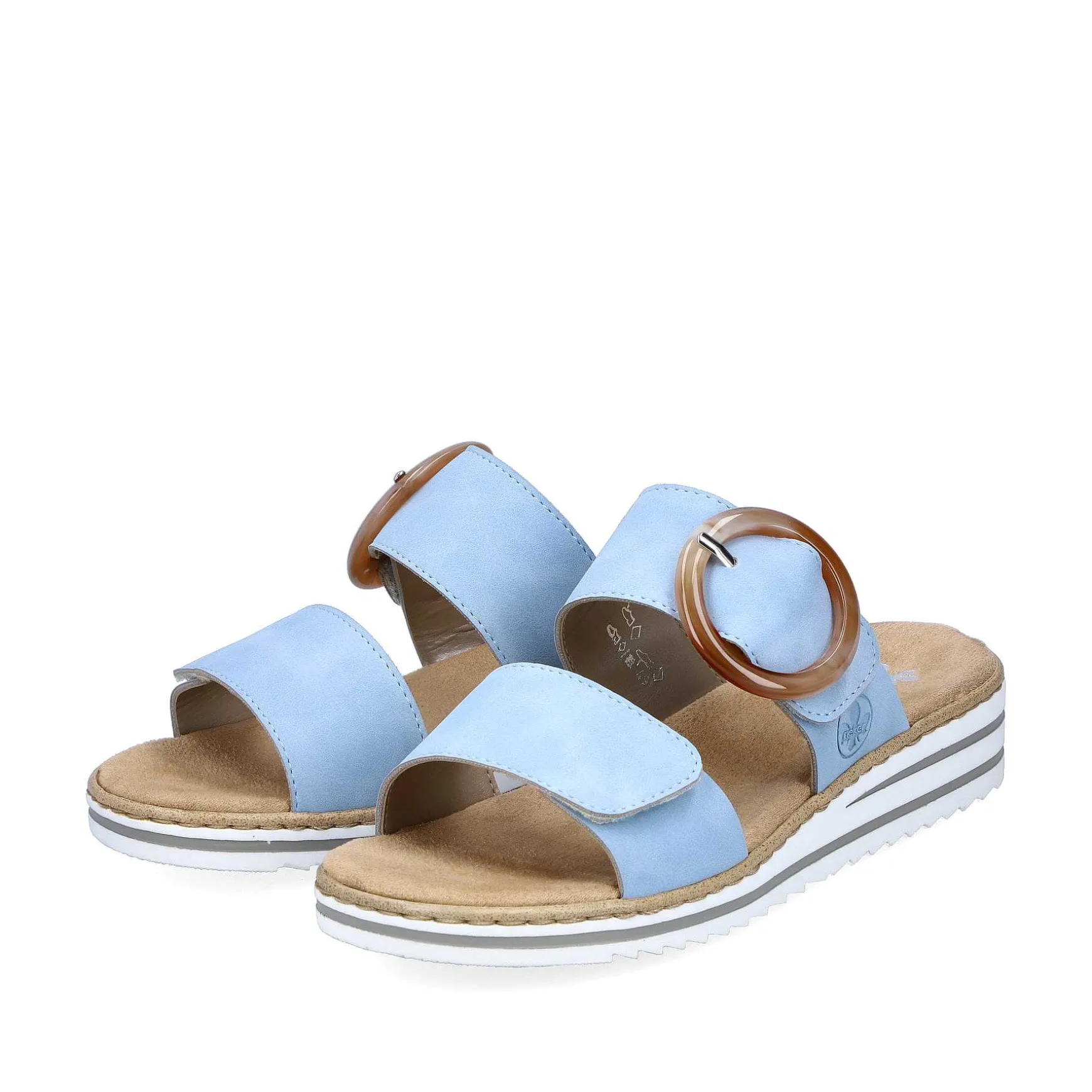 Rieker Women'S Mules Sky Blue