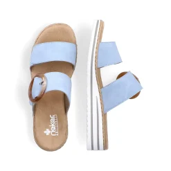 Rieker Women'S Mules Sky Blue