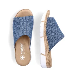 Rieker Women'S Mules Slate Blue