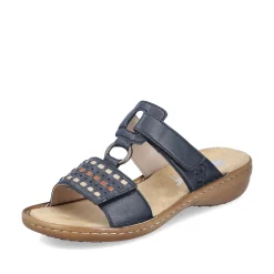 Rieker Women'S Mules Steel Blue