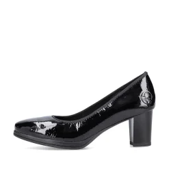 Rieker Women'S Pumps Glossy Black