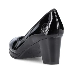 Rieker Women'S Pumps Glossy Black