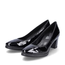 Rieker Women'S Pumps Glossy Black