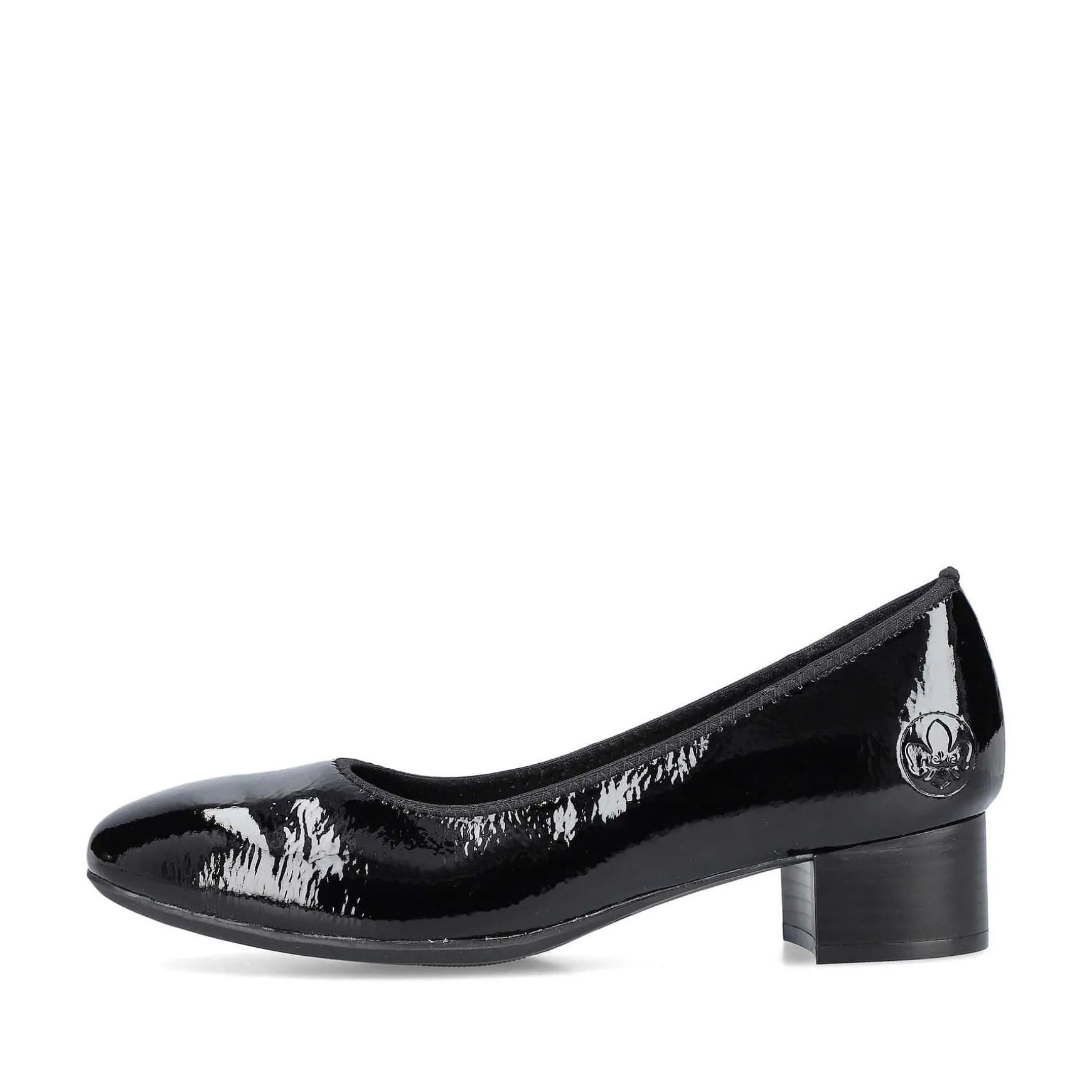 Rieker Women'S Pumps Glossy Black
