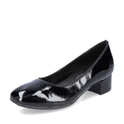 Rieker Women'S Pumps Glossy Black