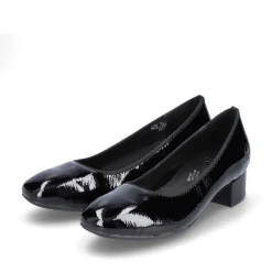 Rieker Women'S Pumps Glossy Black