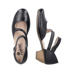 Rieker Women'S Pumps Glossy Black