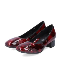 Rieker Women'S Pumps Metallic Red