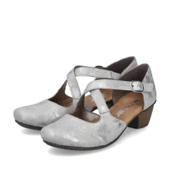 Rieker Women'S Pumps Silver-Platinum