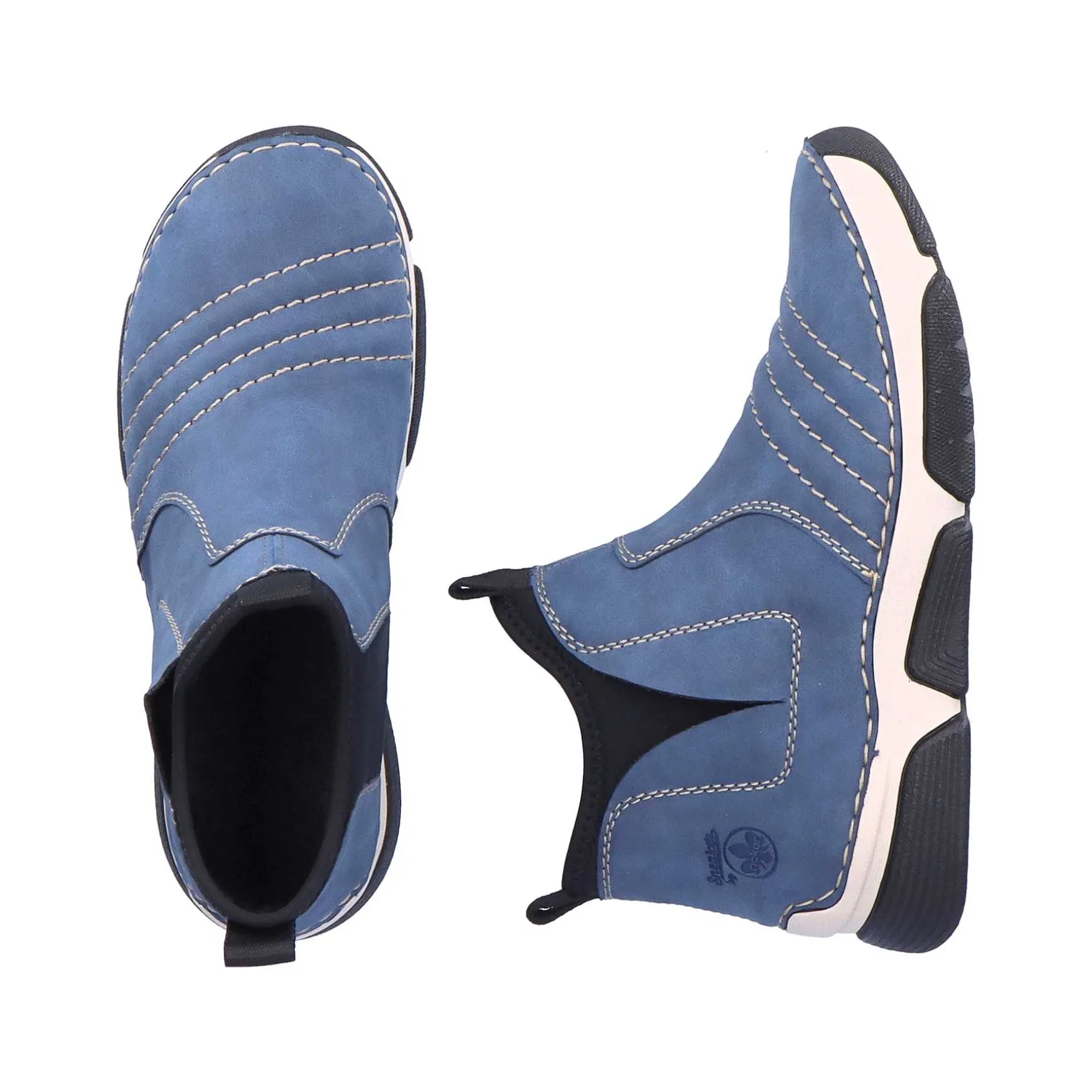 Rieker Women'S Short Boots Blue Gray