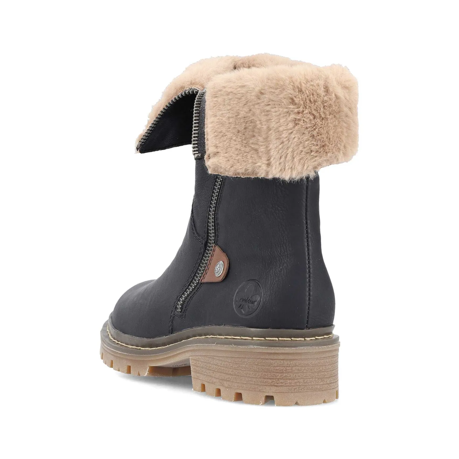 Rieker Women'S Short Boots Asphalt Black