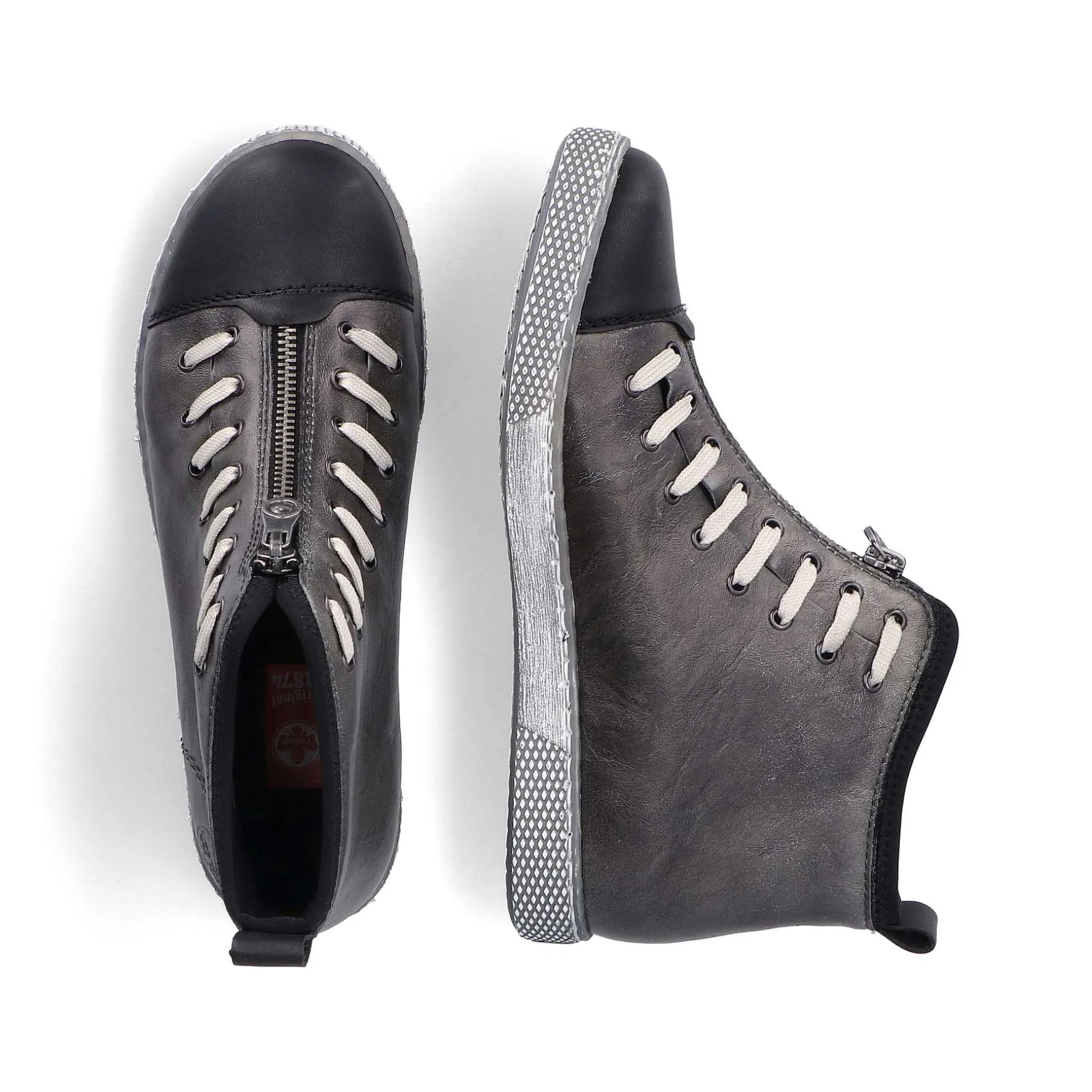 Rieker Women'S Short Boots Graphite Gray