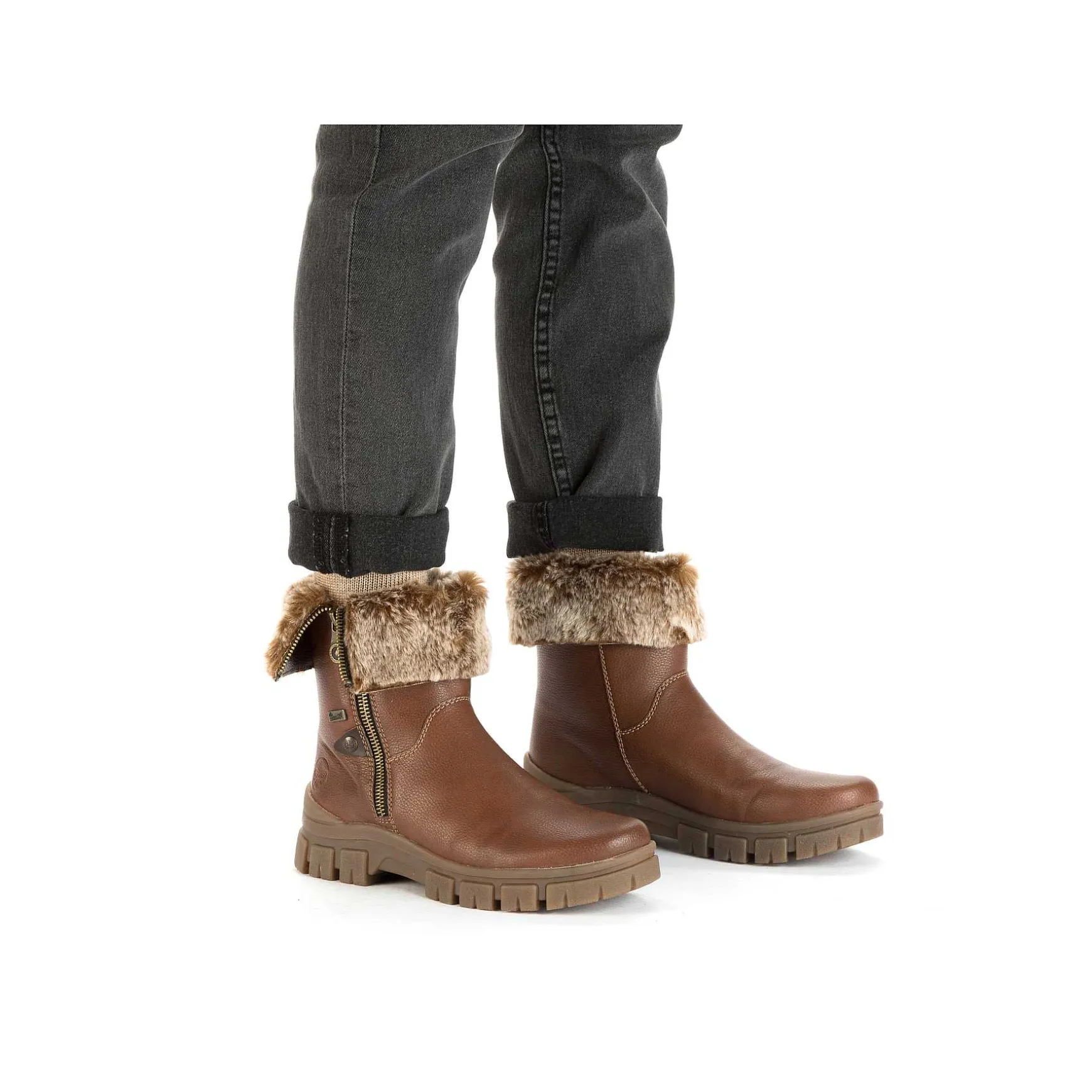 Rieker Women'S Short Boots Noisette