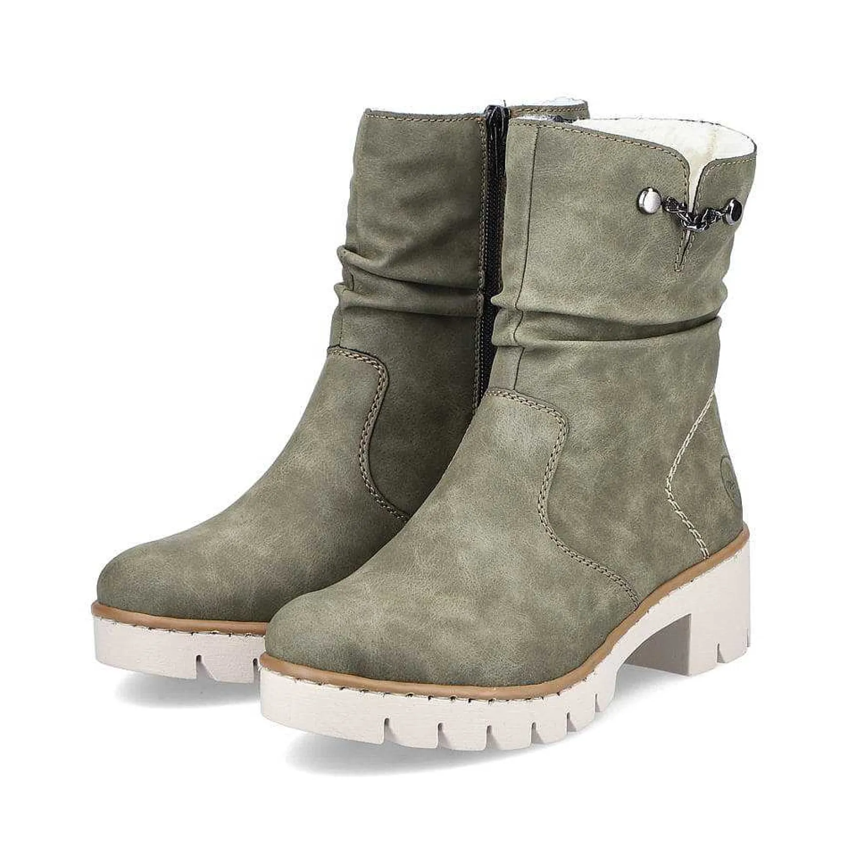 Rieker Women'S Short Boots Leaf Green