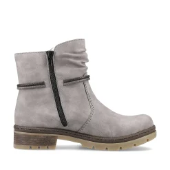 Rieker Women'S Short Boots Silver Gray