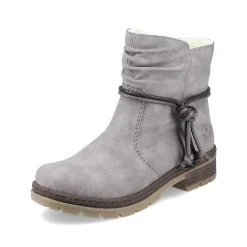 Rieker Women'S Short Boots Silver Gray