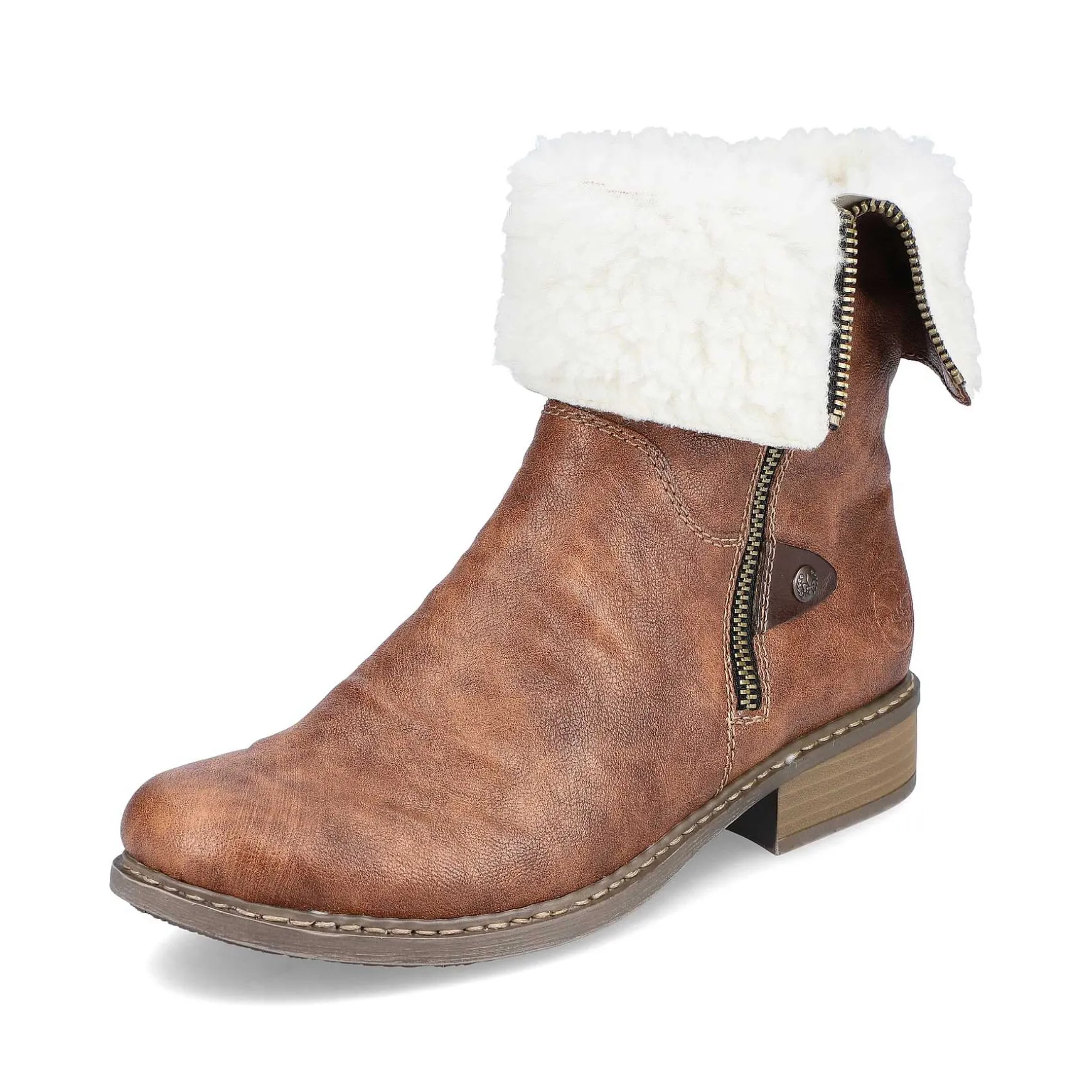 Rieker Women'S Short Boots Chestnut Brown