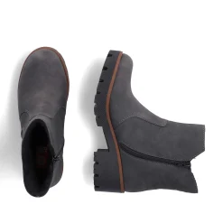Rieker Women'S Short Boots Brown Gray