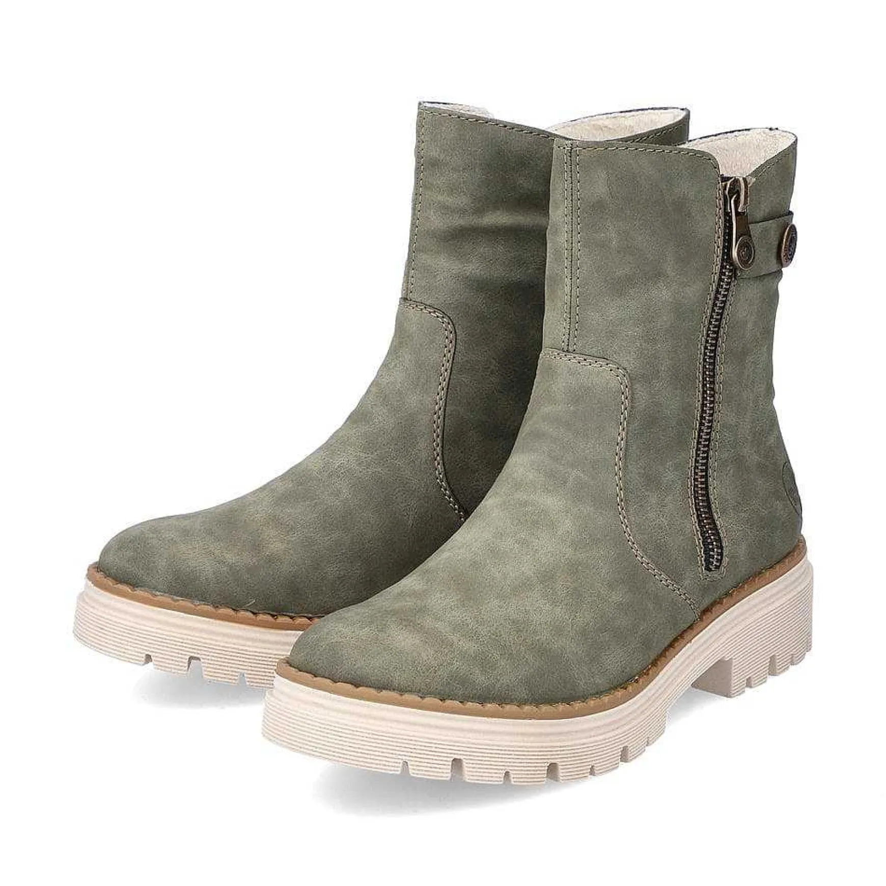 Rieker Women'S Short Boots Leaf Green