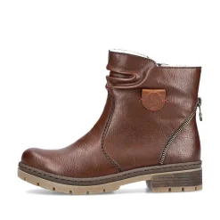 Rieker Women'S Short Boots Chestnut Brown