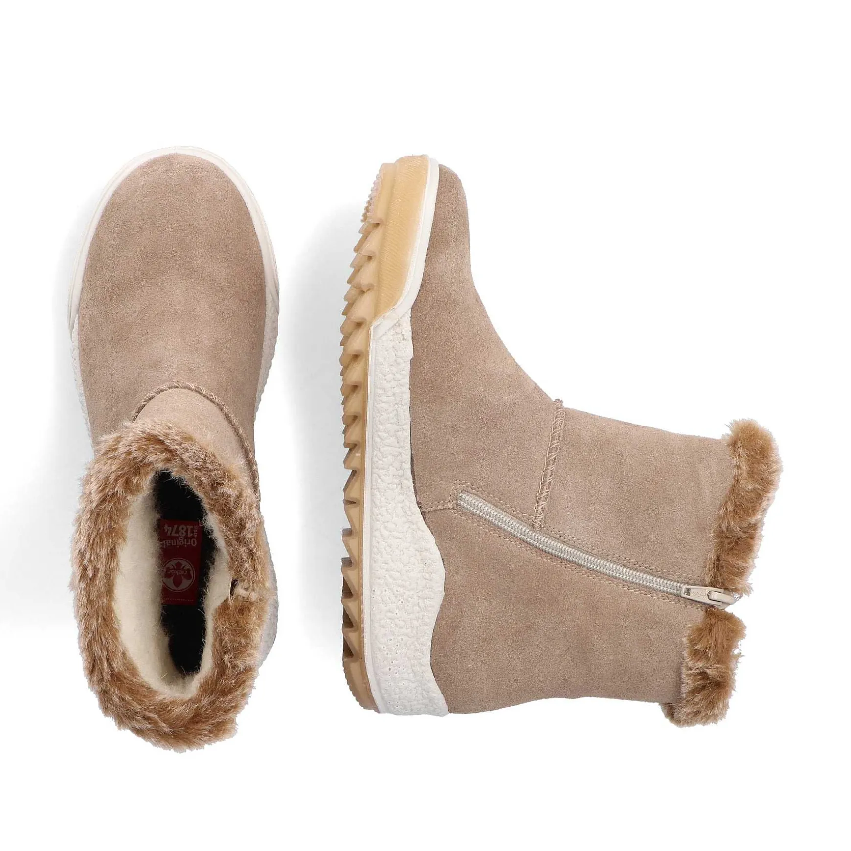 Rieker Women'S Short Boots Champagne