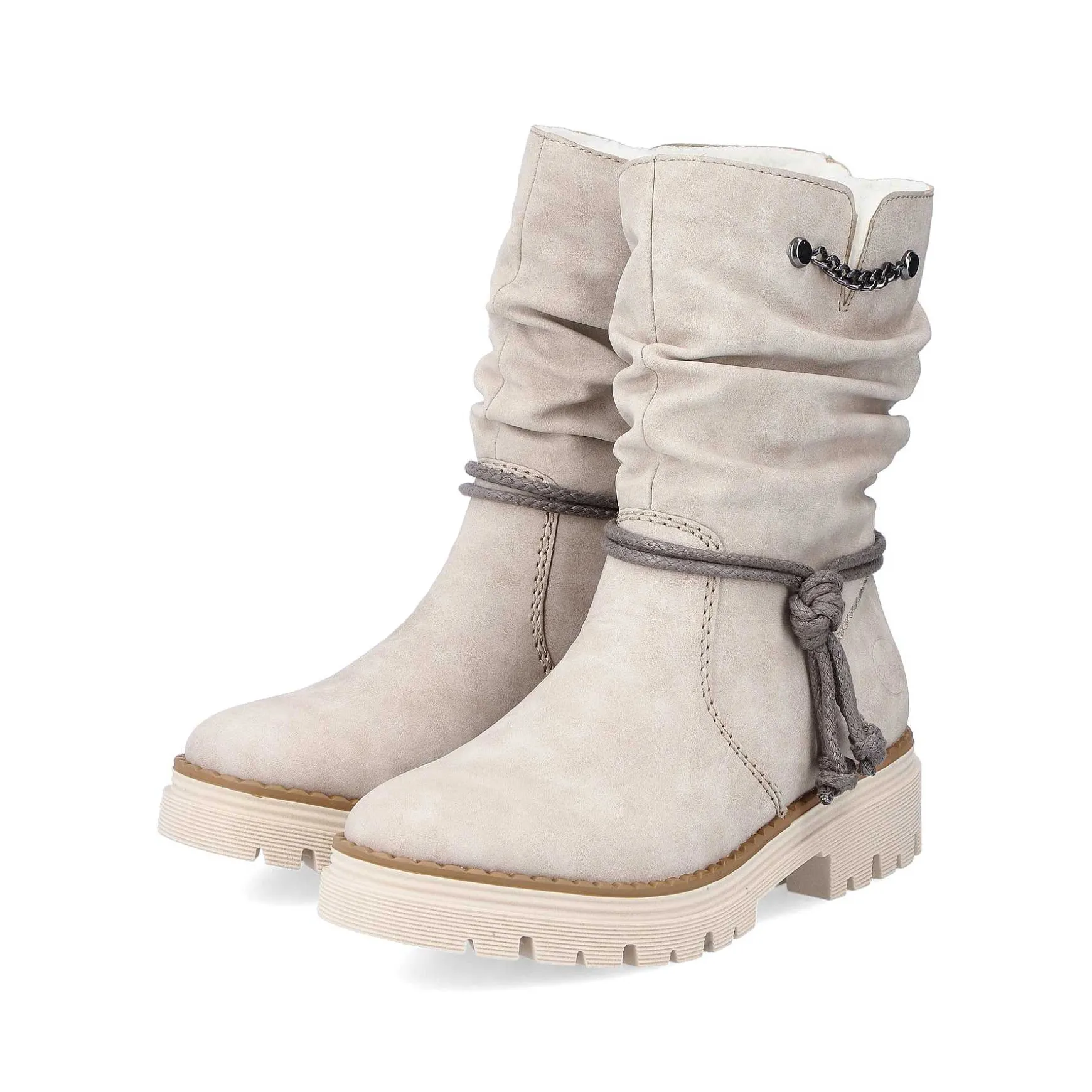 Rieker Women'S Short Boots Light Beige
