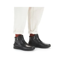 Rieker Women'S Short Boots Glossy Black