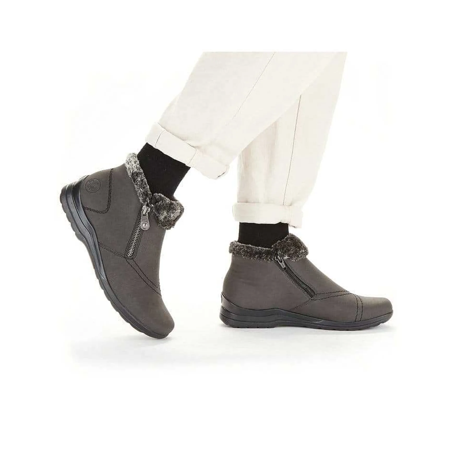 Rieker Women'S Short Boots Anthracite