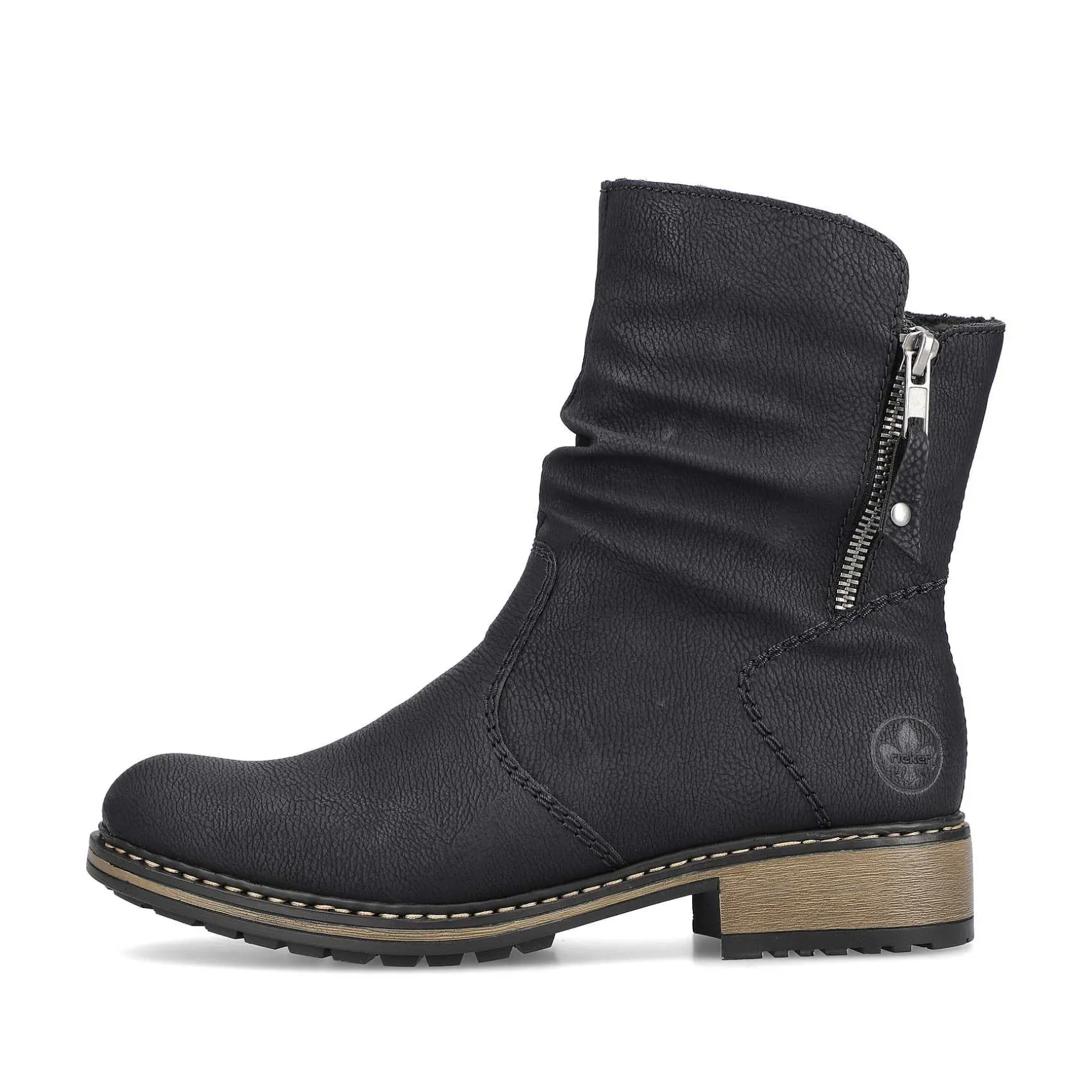 Rieker Women'S Short Boots Graphite Black