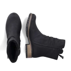 Rieker Women'S Short Boots Graphite Black