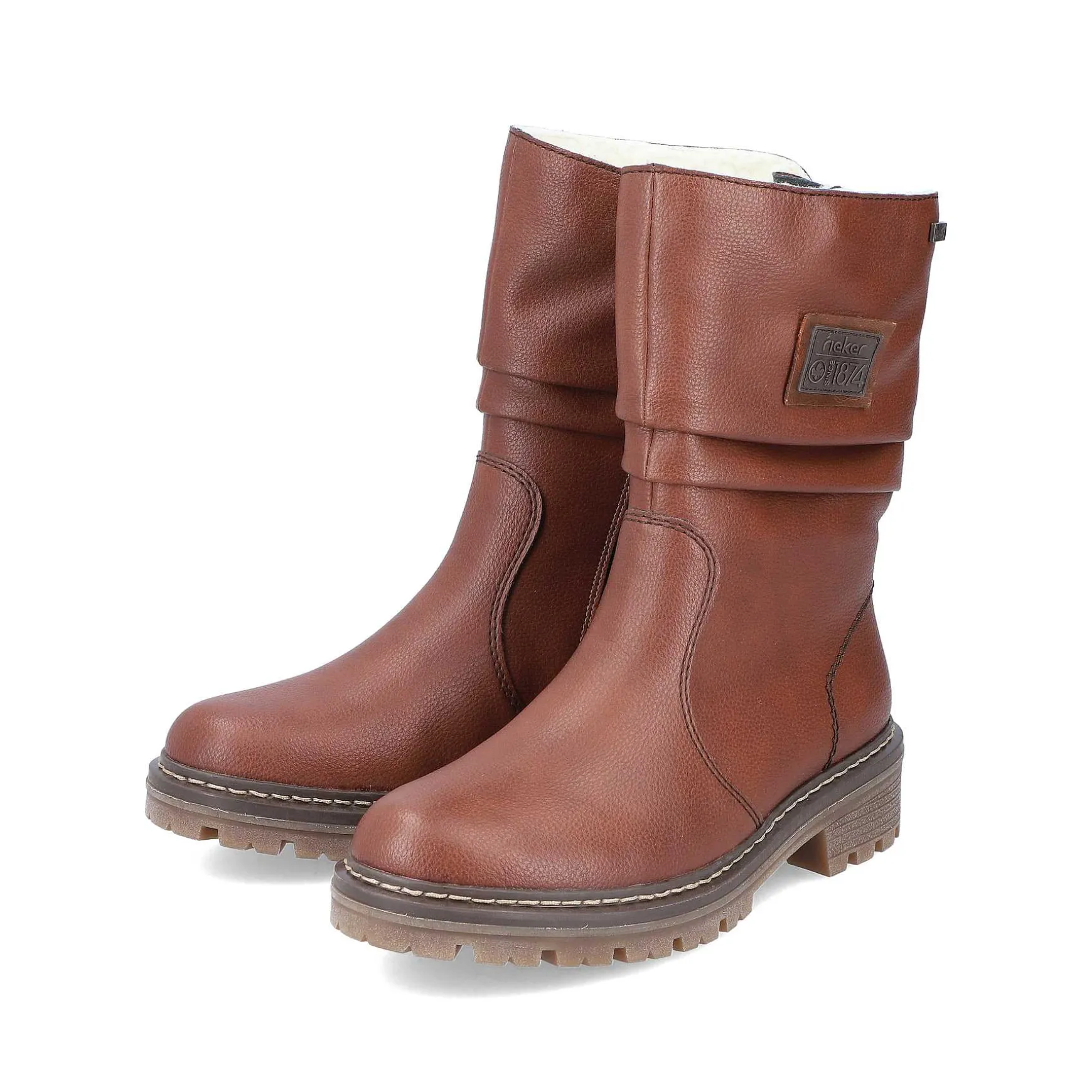 Rieker Women'S Short Boots Copper Brown