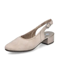 Rieker Women'S Slingback Pumps Champagne
