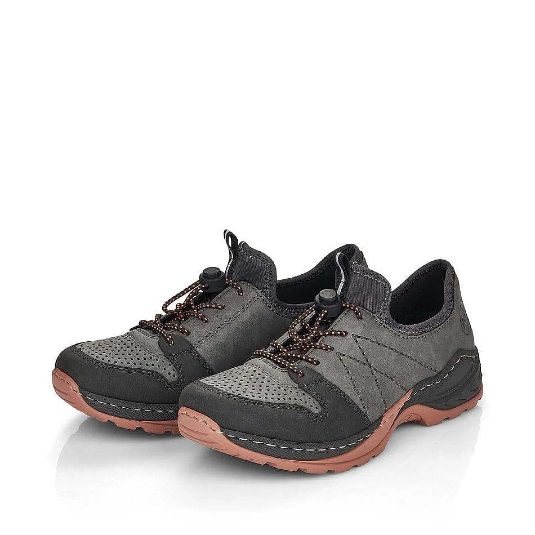 Rieker Women'S Slippers Asphalt Gray