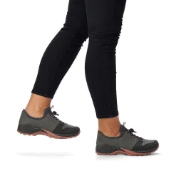Rieker Women'S Slippers Asphalt Gray