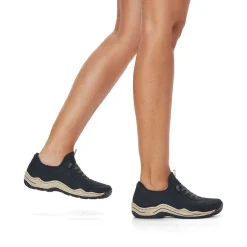 Rieker Women'S Slippers Asphalt Black