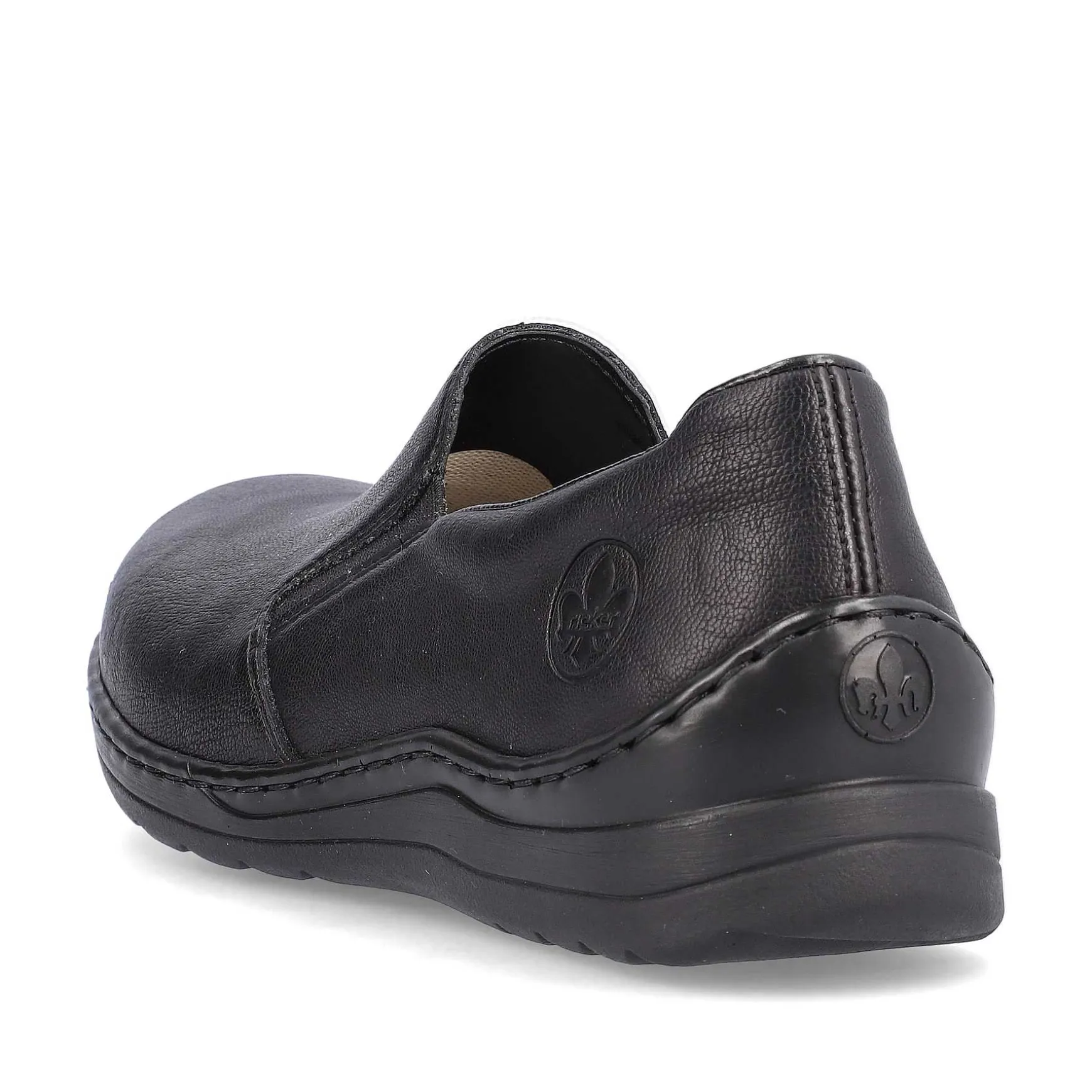 Rieker Women'S Slippers Asphalt Black