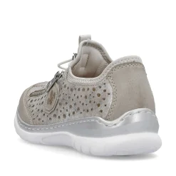 Rieker Women'S Slippers Beige Metallic