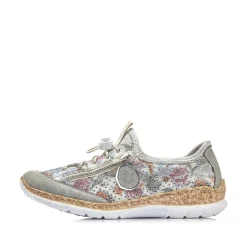 Rieker Women'S Slippers Beige-Multi