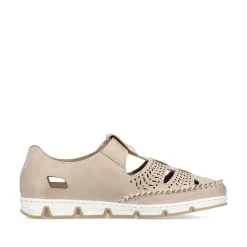 Rieker Women'S Slippers Brown-Beige