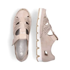 Rieker Women'S Slippers Brown-Beige