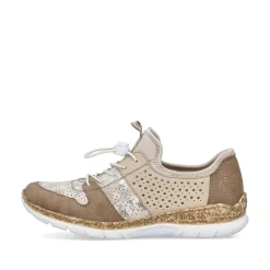 Rieker Women'S Slippers Brown Beige