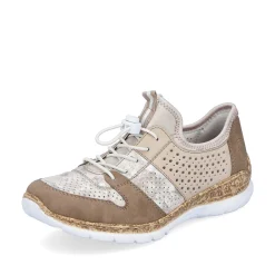 Rieker Women'S Slippers Brown Beige