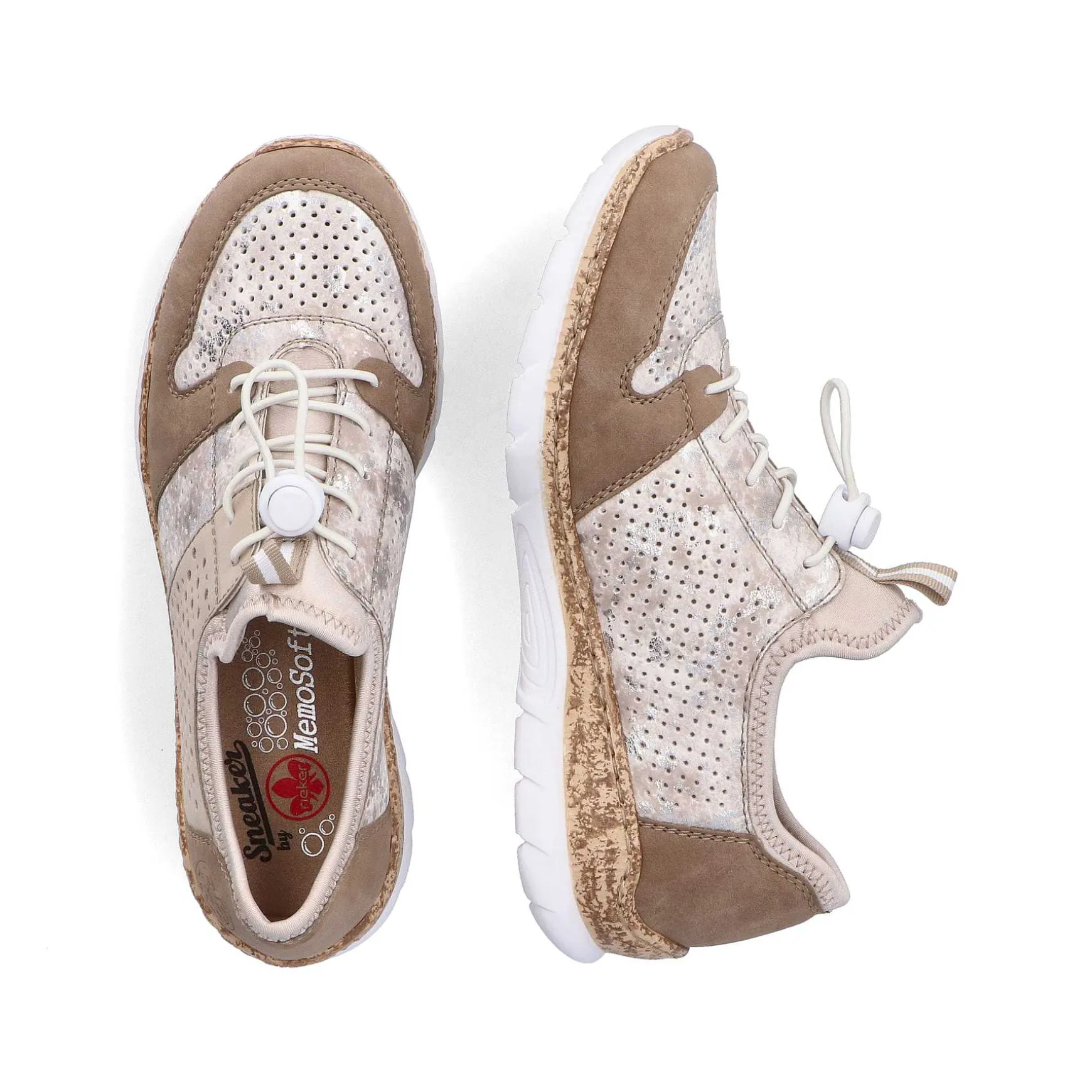 Rieker Women'S Slippers Brown Beige