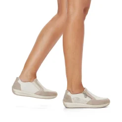 Rieker Women'S Slippers Cream White