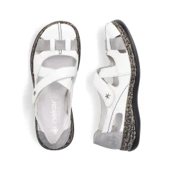 Rieker Women'S Slippers Crystal White