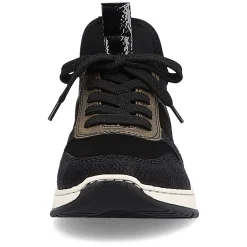 Rieker Women'S Slippers Deep Black-Khaki