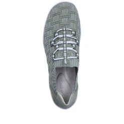 Rieker Women'S Slippers Green Grey