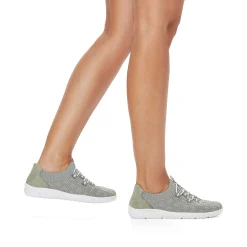 Rieker Women'S Slippers Green Grey